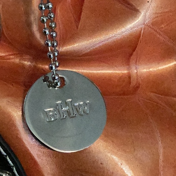 NWOT Orange and Black Studded Women's Bag Set - Picture 2 of 16